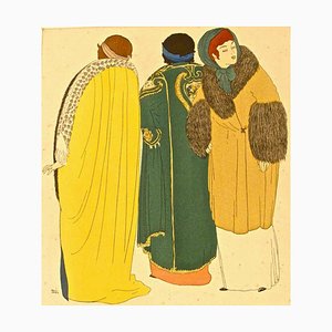 Models in Winter - Original Stencil by Paul Iribe - 1908 1908-ZCI-756245