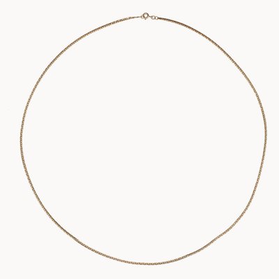 Modern 18 Karat Yellow Gold Flat Mesh Chain-OLU-2041574