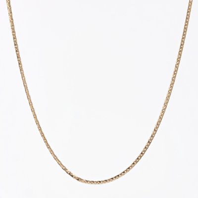 Modern 18 Karat Yellow Gold Flat Mesh Chain-OLU-2041574