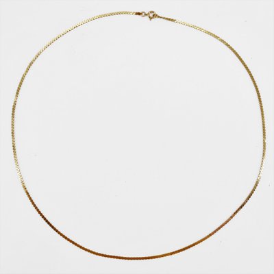 Modern 18 Karat Yellow Gold Mesh Chain-OLU-1342976