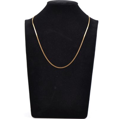 Modern 18 Karat Yellow Gold Mesh Chain-OLU-1342976