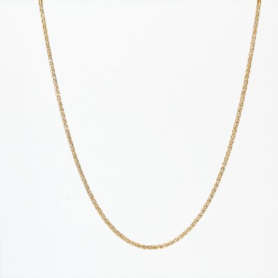 Modern 18 Karat Yellow White Gold Palm Tree Mesh Chain-OLU-1388192