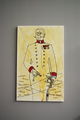 Modern Austrian General, 1970s, Oil on Canvas-KNM-1316967