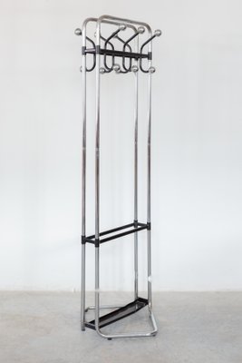 Modern Bauhaus Chrome Coat Rack & Umbrella Stand-KL-1113732