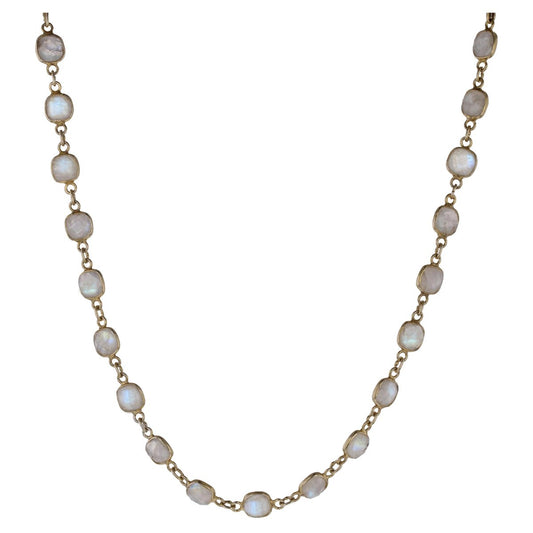 Modern Baume Creation Moonstones Vermeil Necklace, 2023