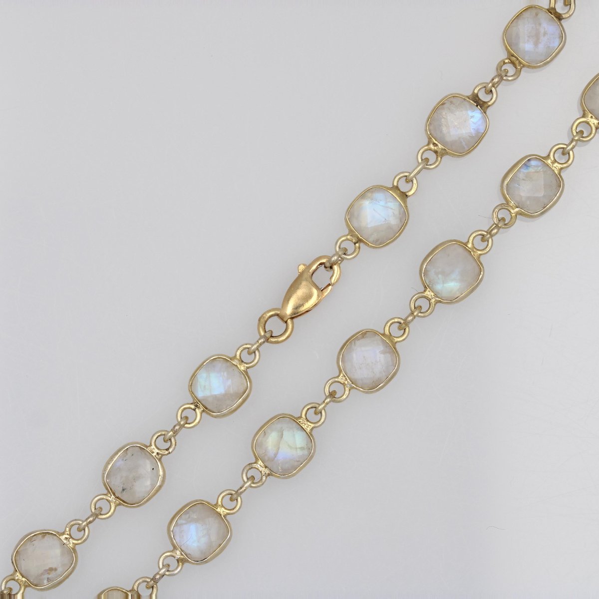 Modern Baume Creation Moonstones Vermeil Necklace, 2023