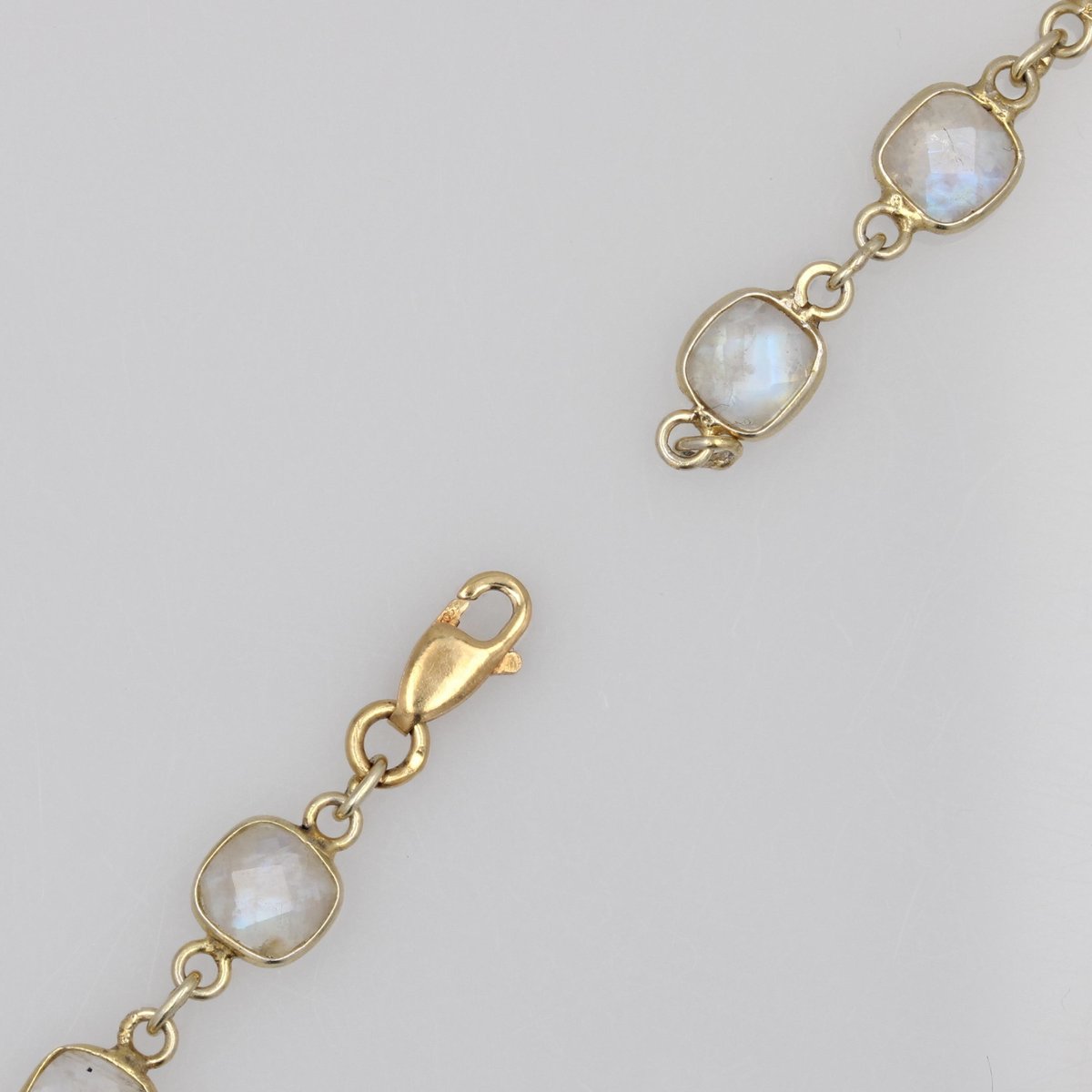 Modern Baume Creation Moonstones Vermeil Necklace, 2023