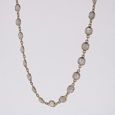 Modern Baume Creation Moonstones Vermeil Necklace, 2023