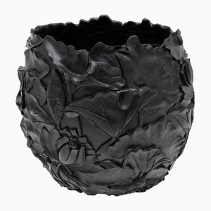 Modern Black Matt Resin Cache-Pot, 2000s-FER-1754555