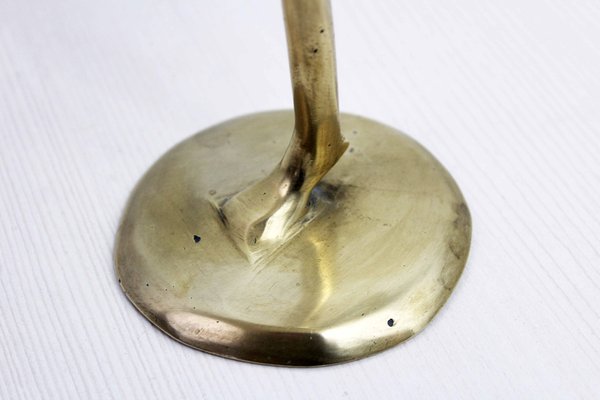 Modern Brass Candleholder, 1970s-BQF-1776195