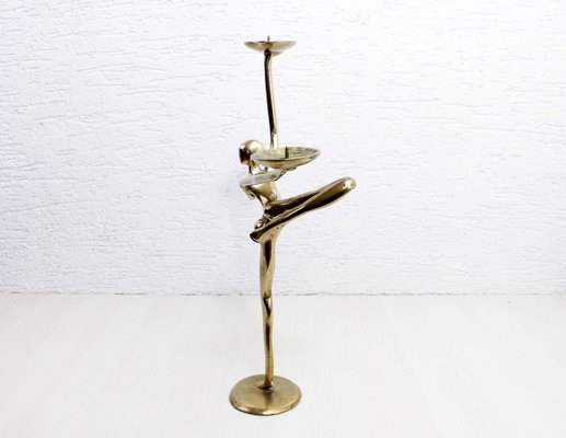 Modern Brass Candleholder, 1970s-BQF-1776195