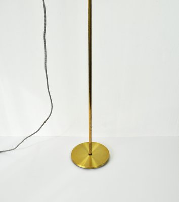 Modern Brass Floor Lamp with Adjustable Arm & Head, 1970s-HPQ-1286429