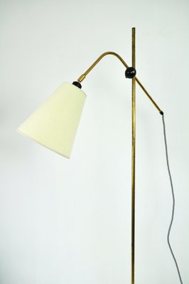 Modern Brass Floor Lamp with Adjustable Arm & Head, 1970s-HPQ-1286429