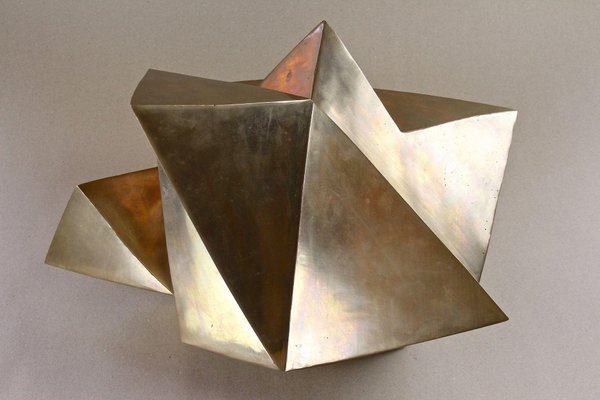 Modern Bronze Crystal Sculpture by M. Treml, Austria, 2019-TQA-1419936