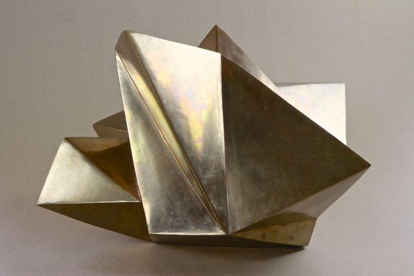 Modern Bronze Crystal Sculpture by M. Treml, Austria, 2019-TQA-1419936