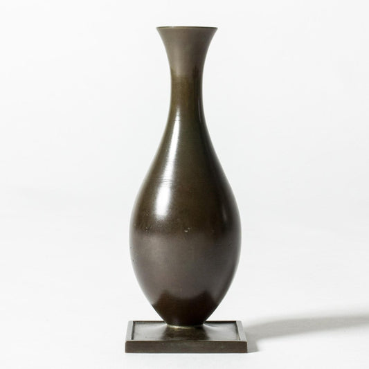 Modern Bronze Vase from GAB, 1930s