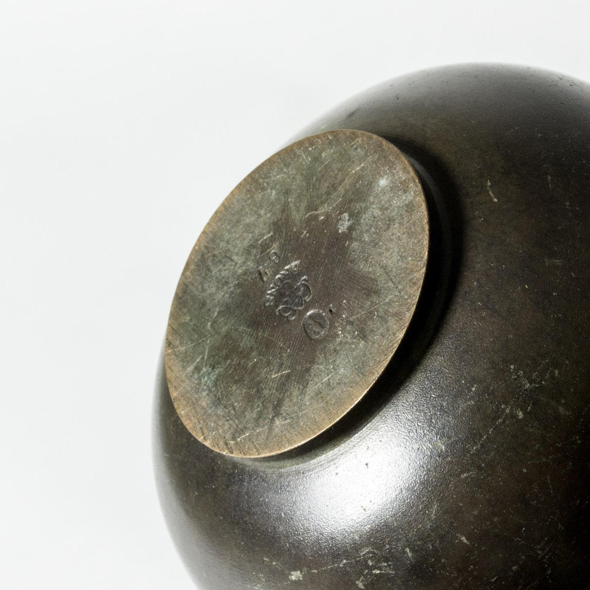 Modern Bronze Vase from GAB, 1930s