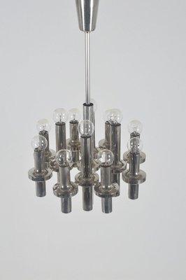 Modern Chandelier in Chrome by Gaetano Sciolari for Staff, 1970s-VCR-1771113