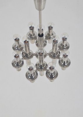 Modern Chandelier in Chrome by Gaetano Sciolari for Staff, 1970s-VCR-1771113