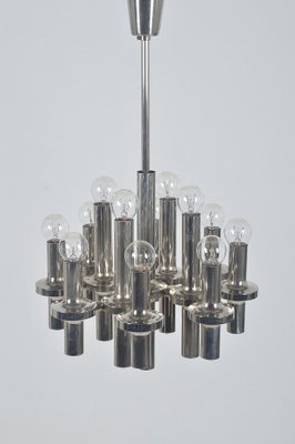 Modern Chandelier in Chrome by Gaetano Sciolari for Staff, 1970s-VCR-1771113