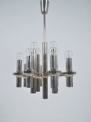 Modern Chandelier in Chrome by Gaetano Sciolari for Staff, 1970s-VCR-1771113