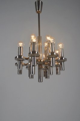 Modern Chandelier in Chrome by Gaetano Sciolari for Staff, 1970s-VCR-1771113