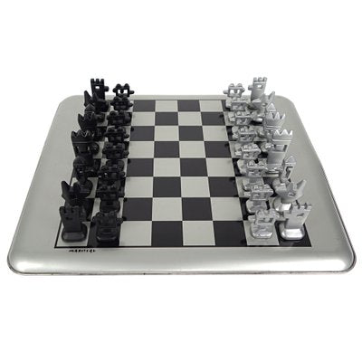 Modern Chess Board & Pieces by Javier Mariscal, Set of 33-RY-1171943