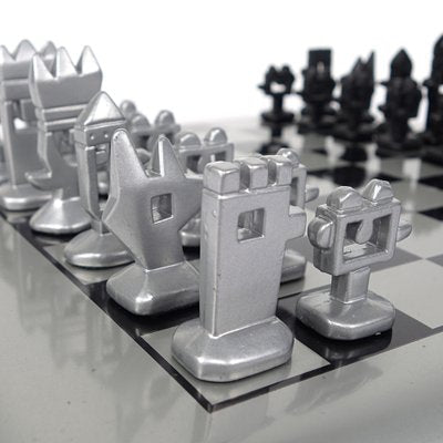 Modern Chess Board & Pieces by Javier Mariscal, Set of 33-RY-1171943