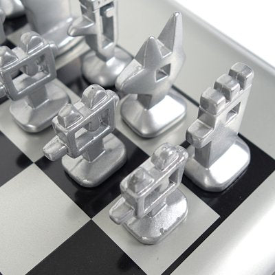 Modern Chess Board & Pieces by Javier Mariscal, Set of 33-RY-1171943