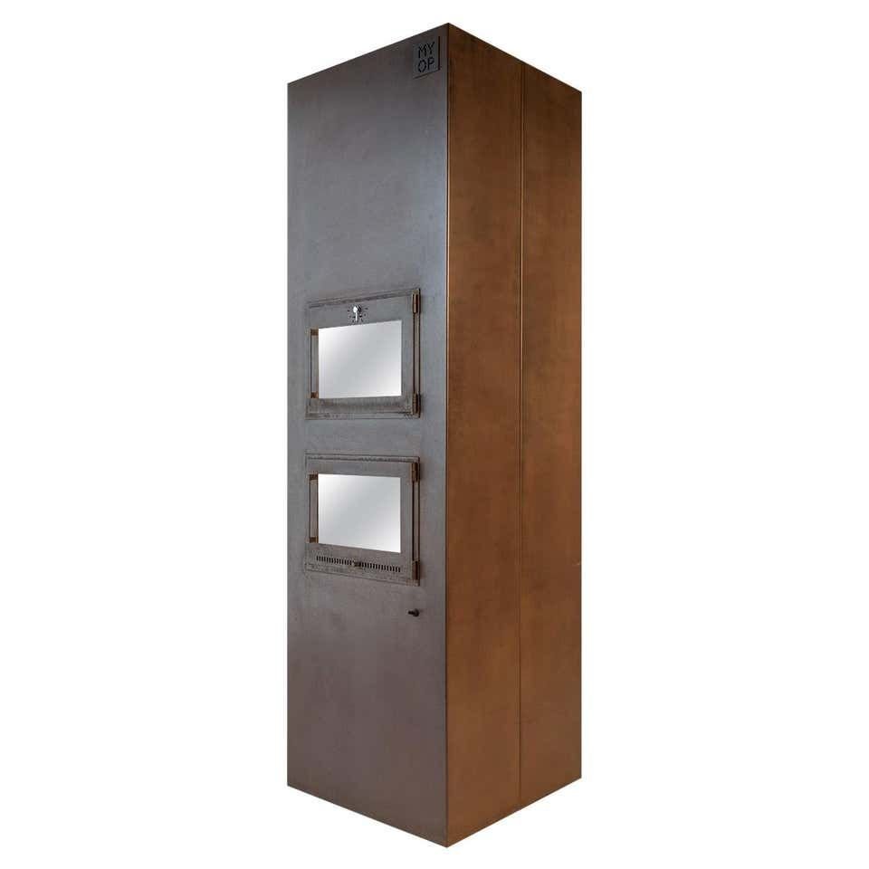 Modern Corten Steel Freestanding Wood-Burning Oven Toven from MYOP