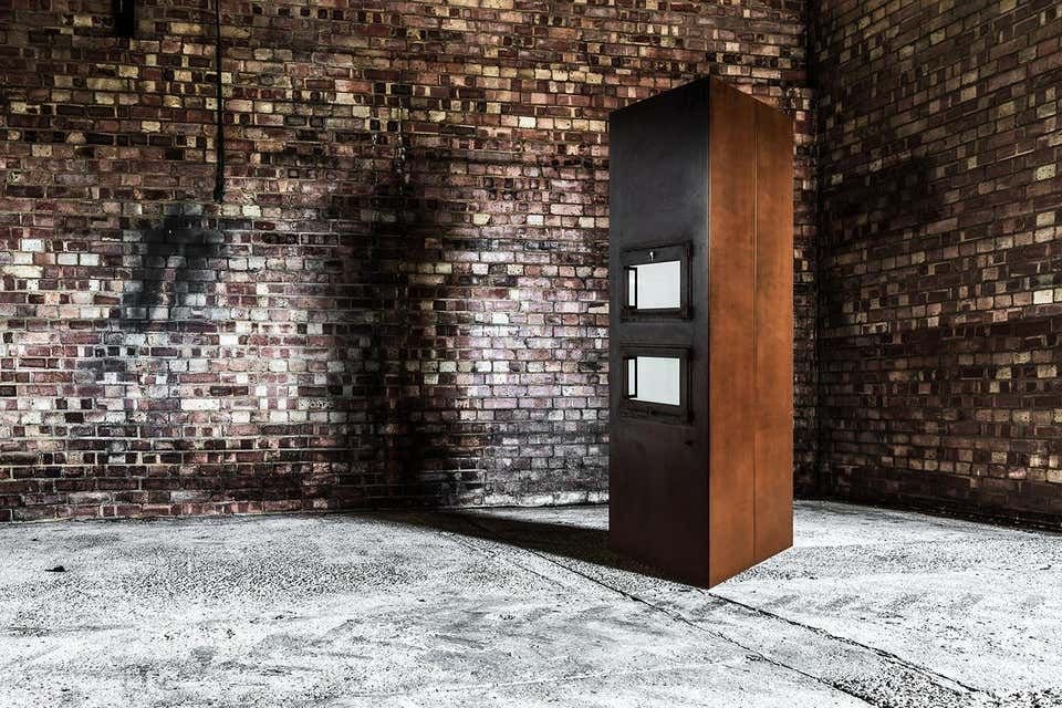 Modern Corten Steel Freestanding Wood-Burning Oven Toven from MYOP