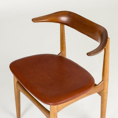 Modern Cowhorn Dining Chairs by Knud Færch for Slagelse Møbelværk, 1950s, Set of 8-NL-1783819