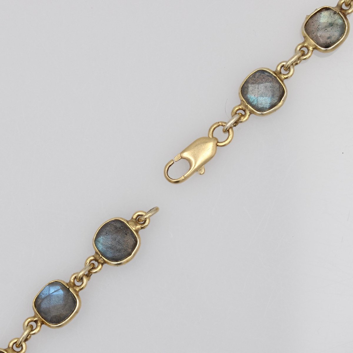 Modern Creation Labradorites Vermeil Necklace from Baume