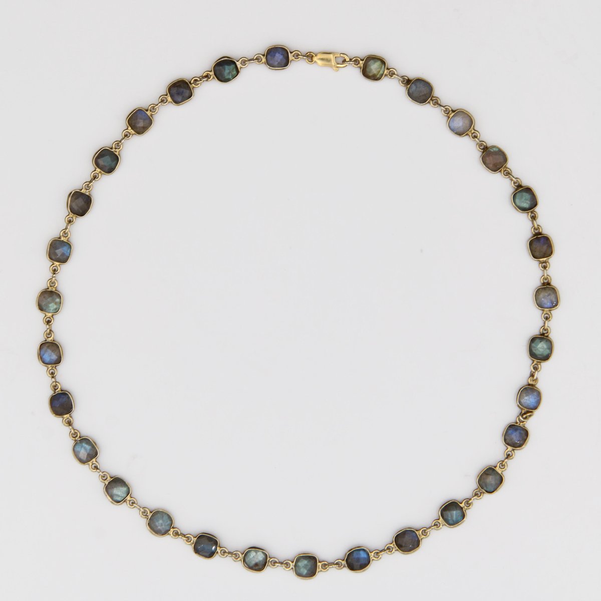 Modern Creation Labradorites Vermeil Necklace from Baume