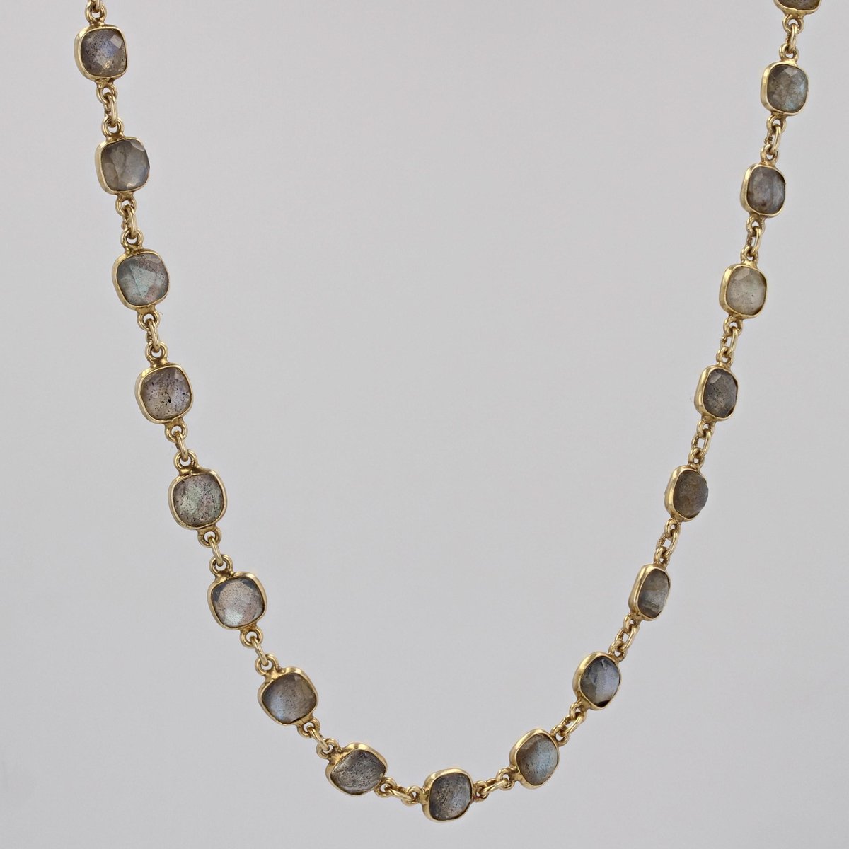 Modern Creation Labradorites Vermeil Necklace from Baume