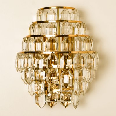 Modern Crystal Glass Wall Sconce from Bakalowits & Söhne, 1960s-VDW-993084