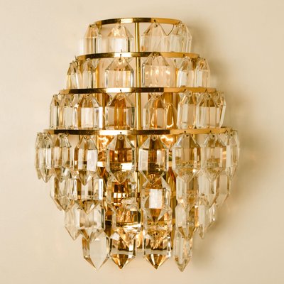 Modern Crystal Glass Wall Sconce from Bakalowits & Söhne, 1960s-VDW-993084