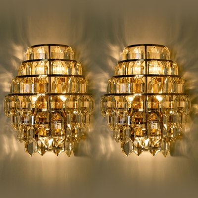 Modern Crystal Glass Wall Sconce from Bakalowits & Söhne, 1960s-VDW-993084