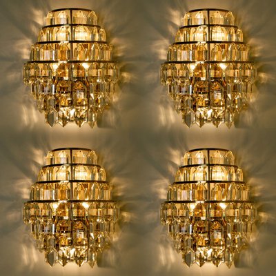 Modern Crystal Glass Wall Sconce from Bakalowits & Söhne, 1960s-VDW-993084