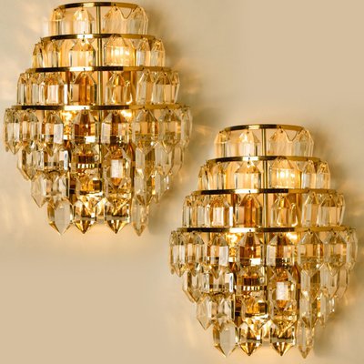 Modern Crystal Glass Wall Sconce from Bakalowits & Söhne, 1960s-VDW-993084