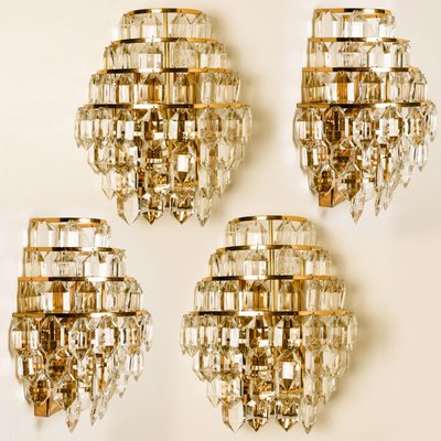 Modern Crystal Glass Wall Sconce from Bakalowits & Söhne, 1960s-VDW-993084