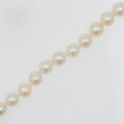 Modern Cultured Pearl 18 Karat Yellow Gold Choker Necklace-OLU-981474