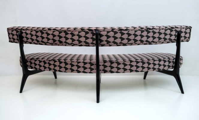 Modern Curved Floating Sofa attributed to Vladimir Kagan, 1980s-FER-1427597