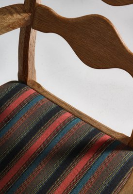 Modern Danish Arm Chair in Oak & Wool Fabric by Henry Kjærnulff, 1960s-WRF-1578917