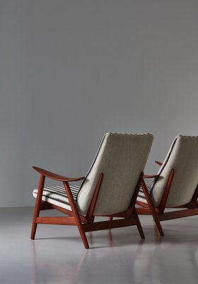 Modern Danish Armchairs by Søren Willadsen attributed to Illum Wikkelsø, 1950s, Set of 2-WRF-1740052