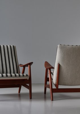 Modern Danish Armchairs by Søren Willadsen attributed to Illum Wikkelsø, 1950s, Set of 2-WRF-1740052