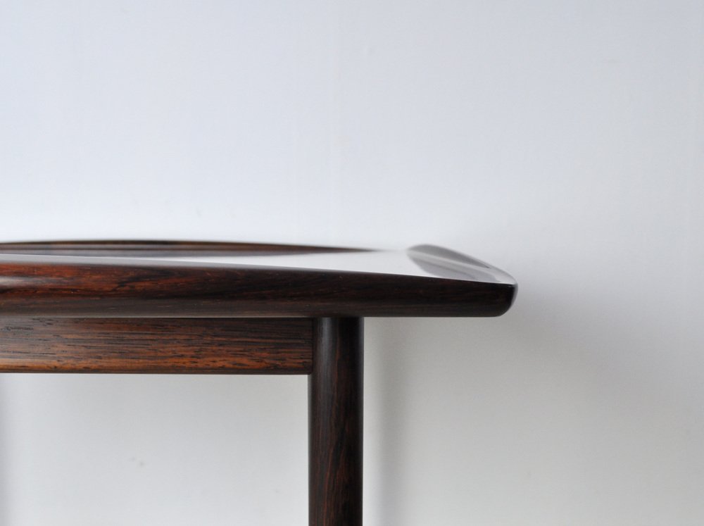 Modern Danish Coffee Table in Rosewood by Grete Jalk for P. Jeppesen