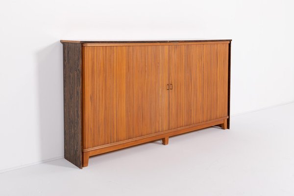 Modern Danish Free Standing Bar Cabinet with Stools, 1960s-KMC-2020882