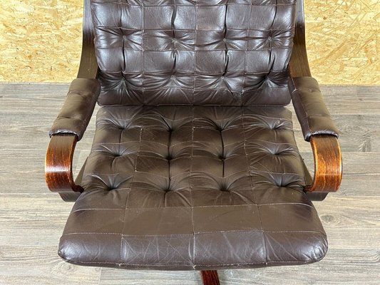 Modern Danish Leather Armchair, 1970s-EJL-1723659