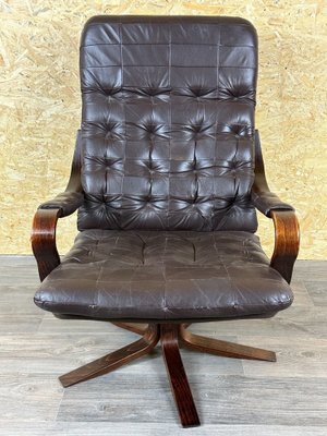 Modern Danish Leather Armchair, 1970s-EJL-1723659